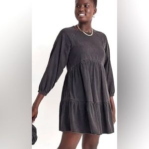 Madewell Denim Raglan-Sleeve Mini Dress